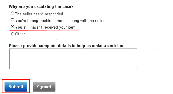 Что делать еще не пришел товар ebay