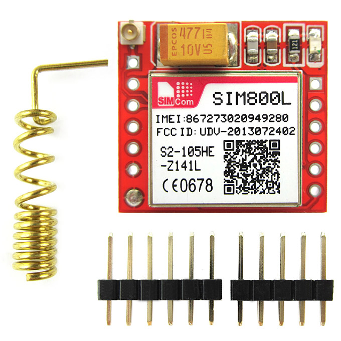 GSM/GPRS SIM800L -modul - Anslutning