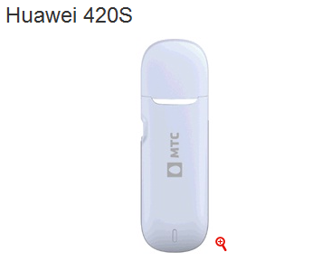 Modem USB 3G dari MTS - Huawei 420s