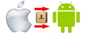 Transfer of contacts from iOS to Android via iCloud