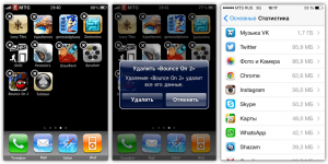 How to remove the application from the iPhone?