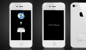 How to get out of the iPhone DFU mode?