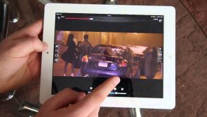 iPad - assistindo filmes