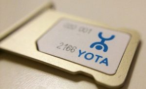 Como e onde restaurar o cartão Yota SIM?