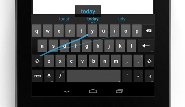 Teclado swype para android