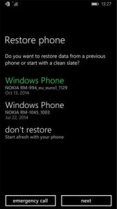 Бэкап Windows Phone