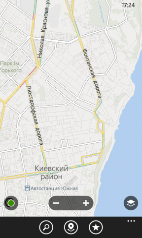 HERE MAPS для Windows Phone