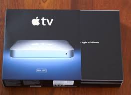 Caixa com a Apple TV