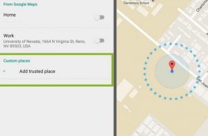 How to add a trusted place for Android 5.0?