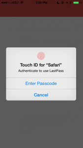 Використання Touch ID для Safari