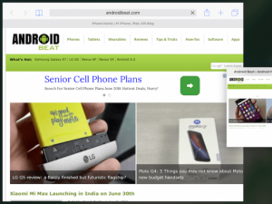 iPad iOS-10-Split-Screen-Safari