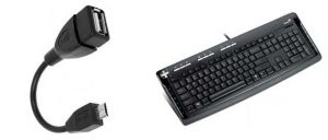 Wie verbinde ich ein USB-Keyboard mit Android?