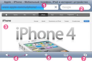 IPhone uchun Safari brauzeri