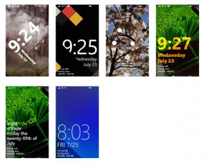 Екран за заключване на живо за Windows Phone