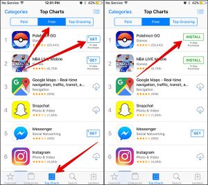 Download Pokemon Go to iPhone