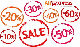 Discounts on Aliexpress