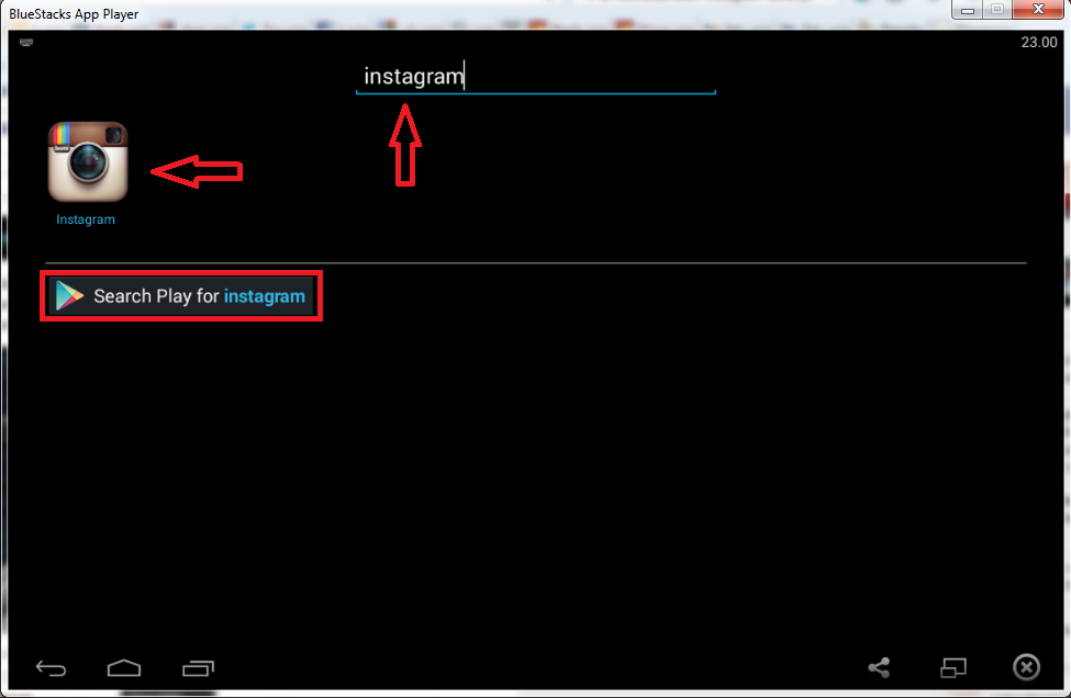 Cerca Instagram su Bluestacks