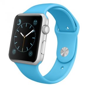 Смарт-часы Apple Watch Sport 42mm Silver Al/Blue Sport (MLC52RU/A)