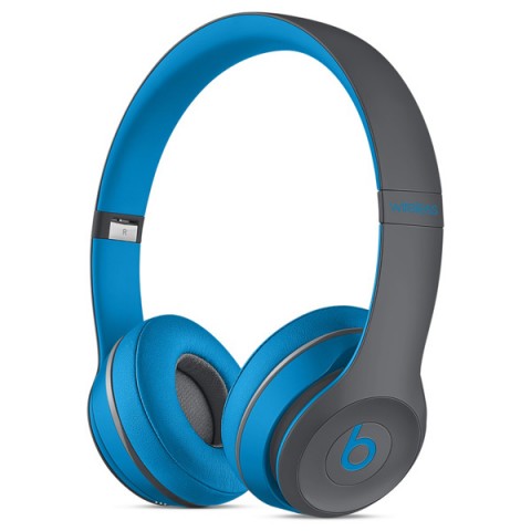 Наушники Bluetooth Beats Solo Wireless Flash Blue (MKQ32ZE/A)