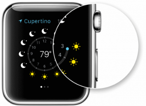 Capture d'écran sur Apple montre