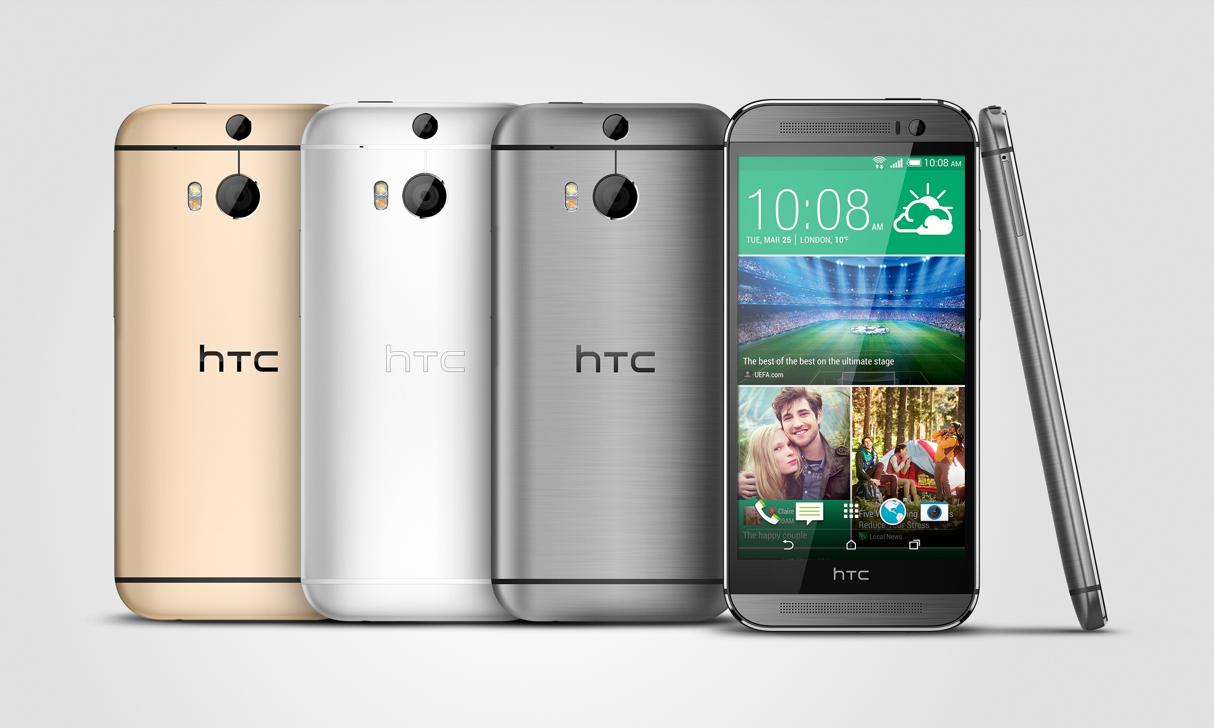 HTC един m8.