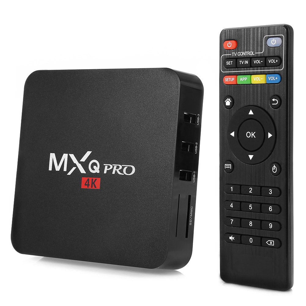 Boîte de télévision MXQ Pro