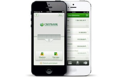 Figura 1. Come inserire l'account personale online SBERBANK tramite un telefono cellulare o un tablet?