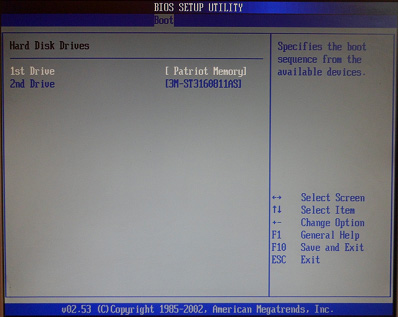 Figura 9. Como configurar diferentes versões do BIOS para instalar o sistema operacional com uma unidade flash USB?