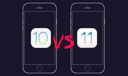 Imagem 15. Revisão de novos recursos, características e chips do sistema operacional IOS 11 para iPhone e iPad. Comparação dos sistemas operacionais iOS 11 e iOS 10.