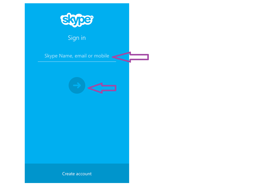 Cara menjalankan dan mengkonfigurasi Skype di iPhone: Masukkan login dan kata sandi