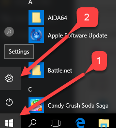 Imagem 11. Abrindo uma partição para instalar o código de segurança do Windows 10.