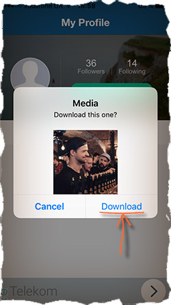 Как сохранить фото с инстаграмма на айфон