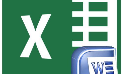 Bild 1. Anvisningar för överföring av ett bord från Microsoft Excel i Microsoft Word.