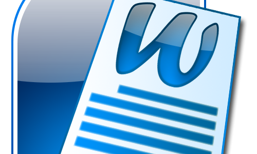 Imagem 1. Guia de conservação de documentos ao pendurar o programa Microsoft Word.