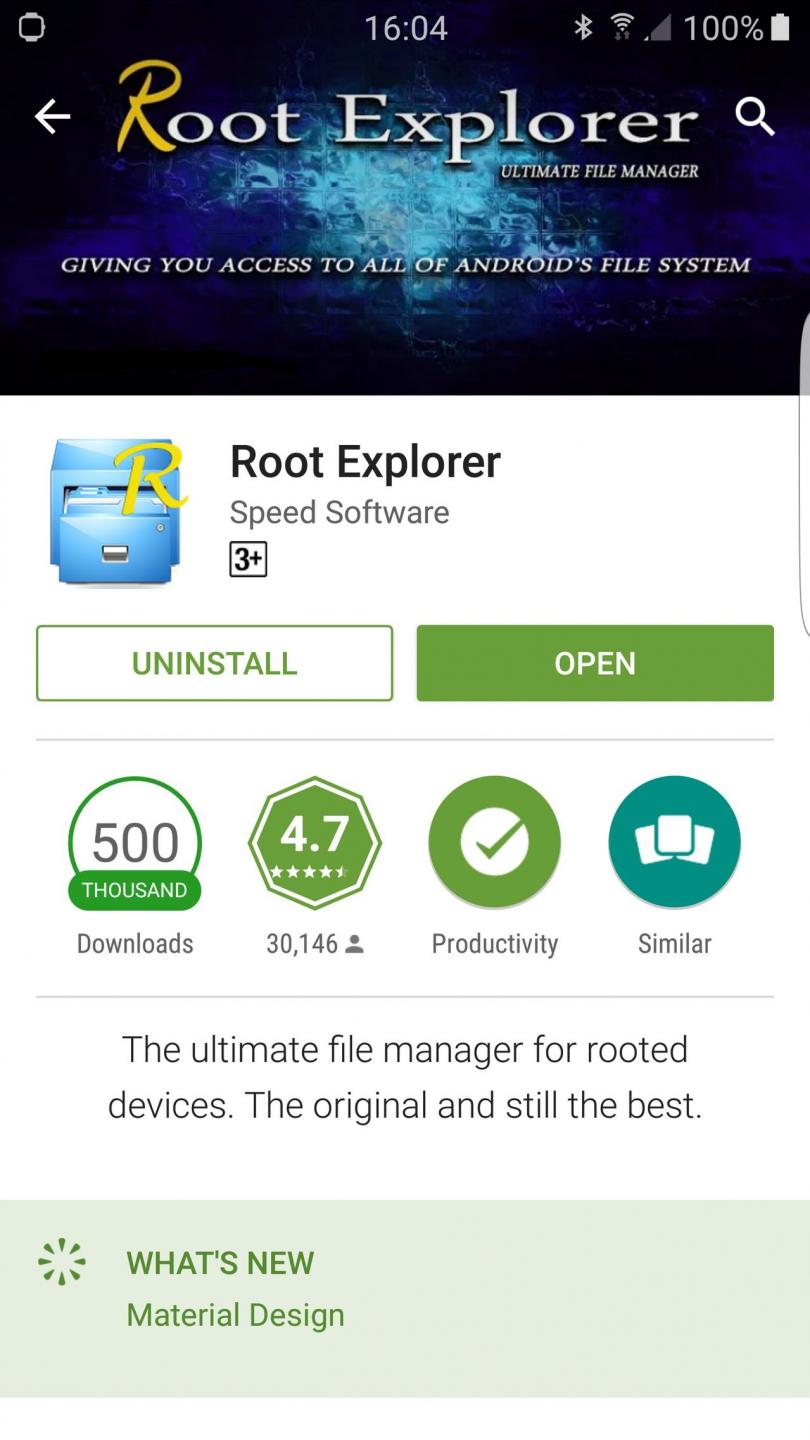 Зображення 6. Файловий менеджер Root Explorer.