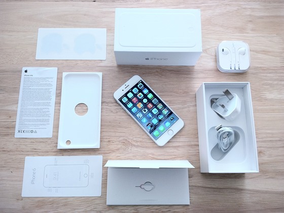 Imagen 3. Conjunto completo de iPhone 6.