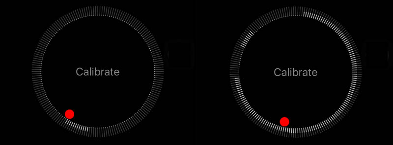 Imagen 10. Calibración manual de la brújula.