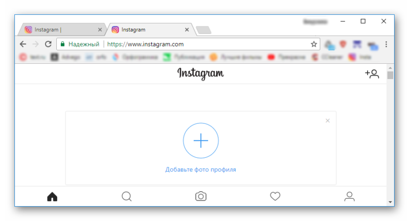 Installera Instagram på Windows 7-dator