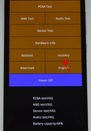 Resim 15. Xiaomi akıllı telefonlardaki kurtarma menüsüne gidin.